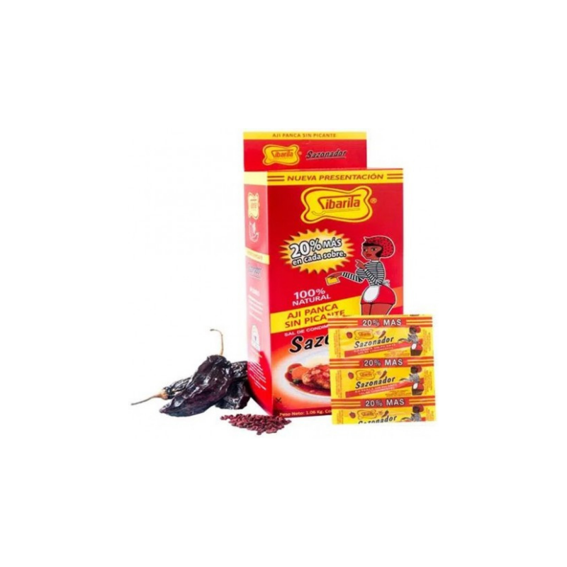 Sibarita Ají Panca Seasoning Non-Spicy – Promo Box 84 Sachets of 9.5g