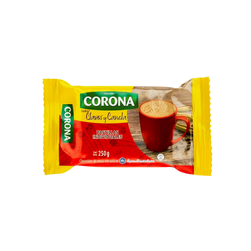 Chocolate Corona Canela y Clavo 250g