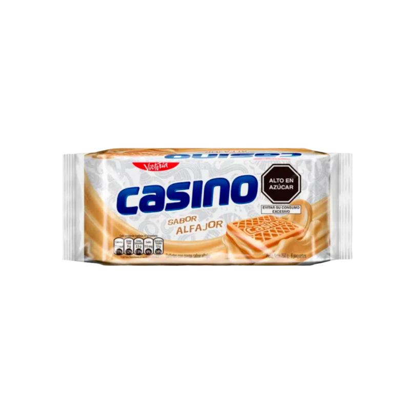 Galletas Casino sabor de alfajor 6 pack
