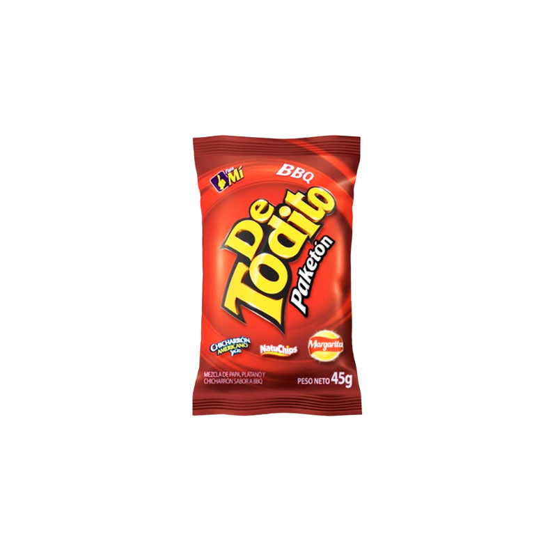 De Todito BBQ Chips 45 g