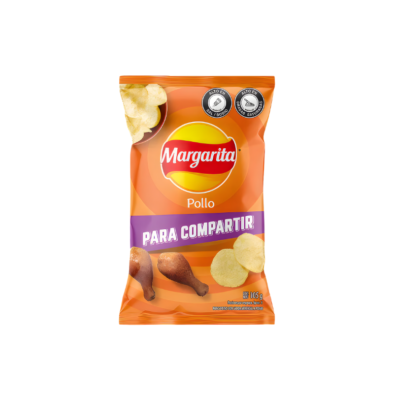Papas Margarita Sabor Pollo 105g